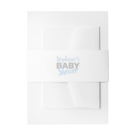 Bandeau De Faire-part Baby shower bébé éléphant bulle garçon de bain
