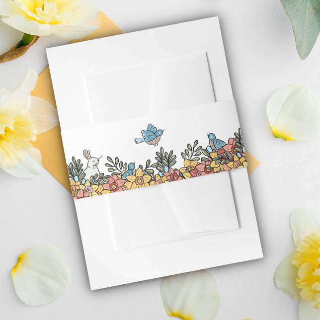 Bandeau De Faire-part Baby shower de Pâques (Créateur téléchargé)