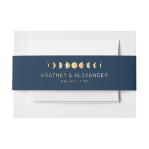 Bandeau De Faire-part Bande de ventre bleu céleste