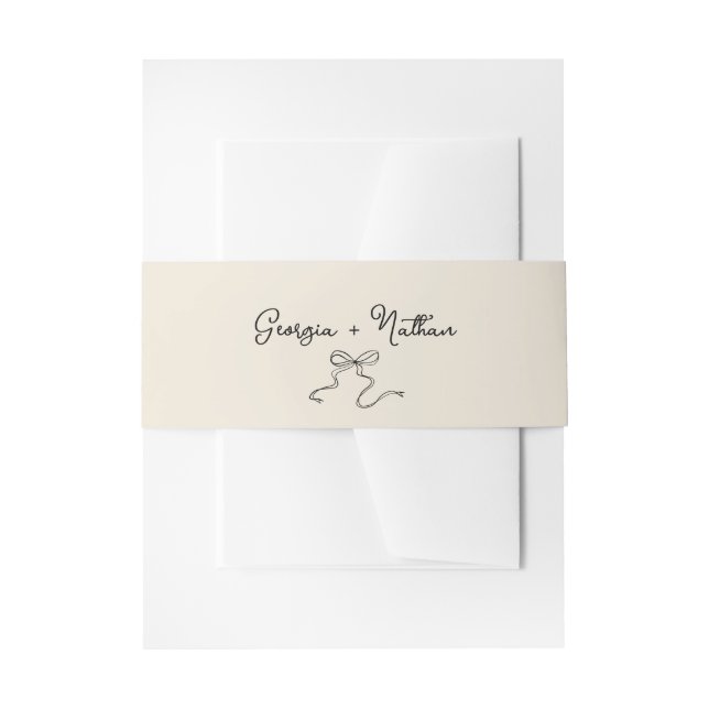 Bandeau De Faire-part Bande de ventre de cabot à mâchoires (Devant example)