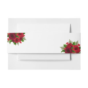 Bandeau De Faire-part Bande de ventre d'invitation personnalisée