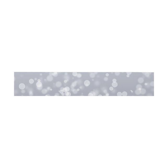 Bandeau De Faire-part Bande de ventre Motif en argent (Plat)