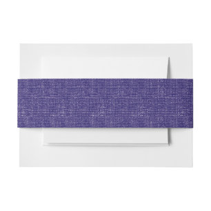 Bandeau De Faire-part Bande mariage en toile bleu violet