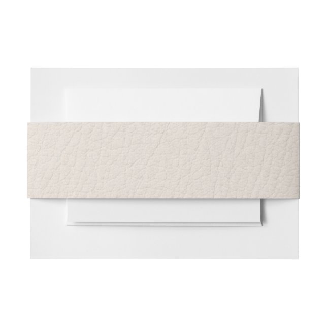 Bandeau De Faire-part Bande ventrale en faux cuir d'hiver (Devant Example)