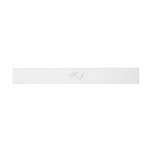 Bandeau De Faire-part Bandes de ventre de "initiales"