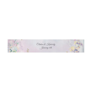 Bandeau De Faire-part Bandes de ventre papier personnalisables Amara