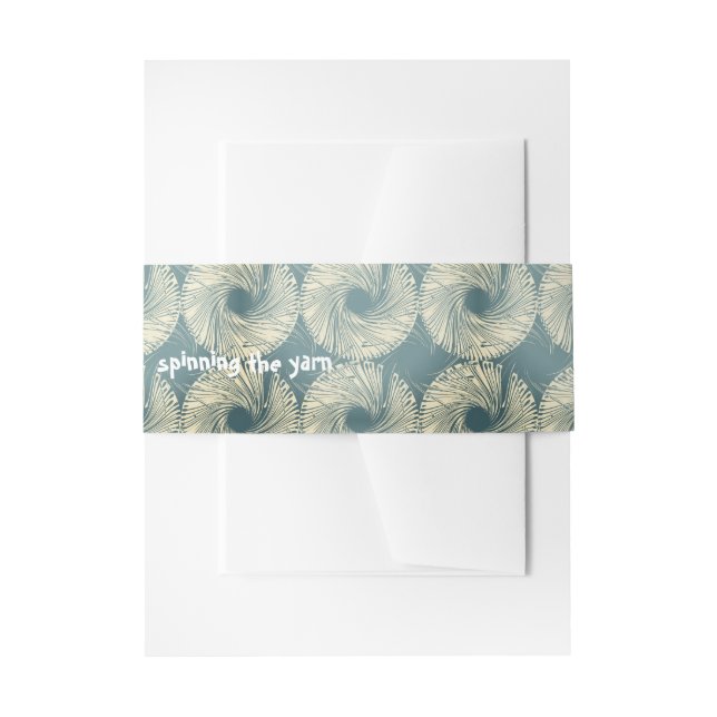 Bandeau De Faire-part bandes de ventre "tournant fil" (Devant example)