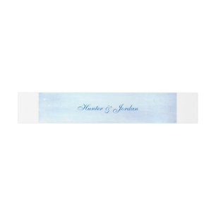 Bandeau De Faire-part Bandes personnalisées de ventre "d'aquarelle