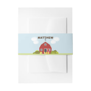 Bandeau De Faire-part Barnyard