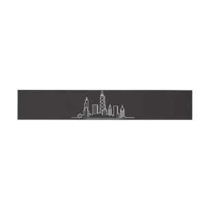 Bandeau De Faire-part Black Belly Band de Chicago