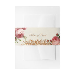 Bandeau De Faire-part Blenheim Rose - Ciel d'été