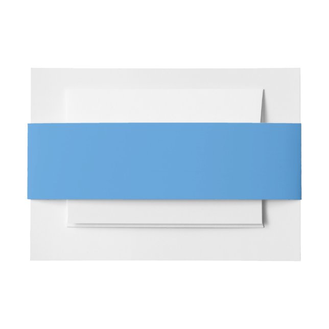 Bandeau De Faire-part Bleu de Cornflower (Devant Example)