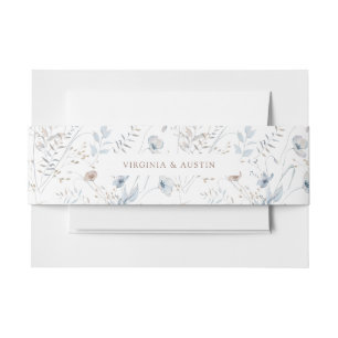 Bandeau De Faire-part Boho Floral Belly Band