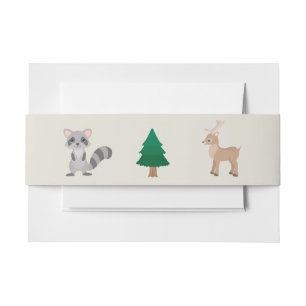Bandeau De Faire-part Bois d'hiver