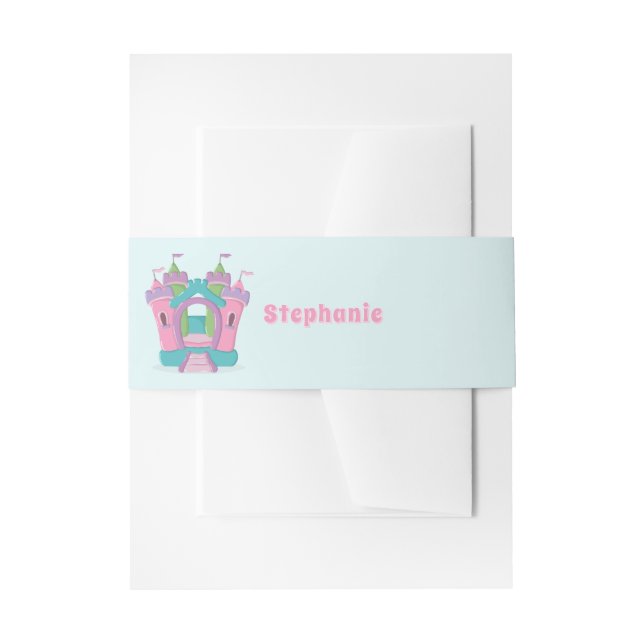 Bandeau De Faire-part Bounce House Party (Devant example)