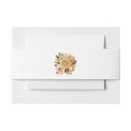 Bandeau De Faire-part Bouquet de fleurs neutres - Mariage blanc