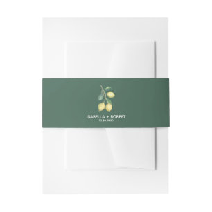 Bandeau De Faire-part Branche du citron   FAIRE-PART DE MARIAGE