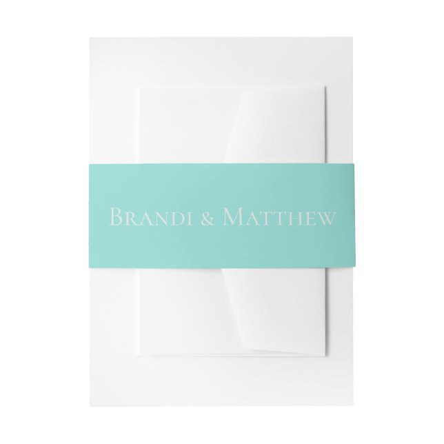 Bandeau De Faire-part BRIDE & Co Suite Mariage traditionnelle Bandes Bel (Devant example)