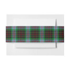 Bandeau De Faire-part Brodie Hunting Scottish Tartan Belly Band