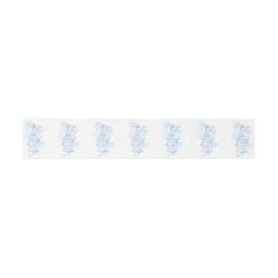 Bandeau De Faire-part Cage d'oiseau bleu art mariage ceinture
