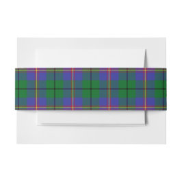 Bandeau De Faire-part Carmichael Scottish Tartan Belly Band