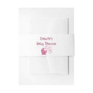 Bandeau De Faire-part C'est un Baby shower de fille