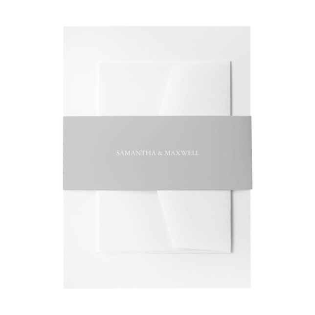 Bandeau De Faire-part Christian Mariage Stationery Belly Band (Devant example)