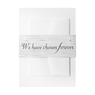 Bandeau De Faire-part Citation mariage Sur White Birch