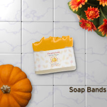 Citrouille Spice Artisan Soap Bande Emballage