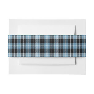 Bandeau De Faire-part Clark Scottish Tartan Belly Band