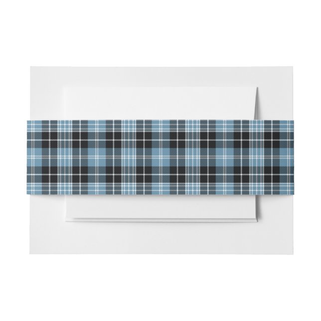 Bandeau De Faire-part Clark Scottish Tartan Belly Band (Devant Example)