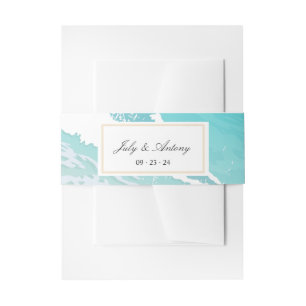 Bandeau De Faire-part Coastal Beach Decor mariage tendance