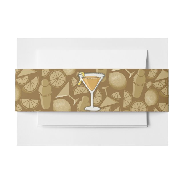 Bandeau De Faire-part Cocktail Sidecar (Devant Example)
