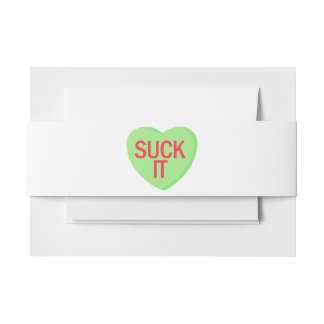 Bandeau De Faire-part Coeur de bonbons - SUCCESSEZ-LE