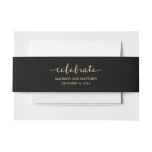 Bandeau De Faire-part Collection Confetti Bandes de ventre