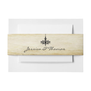 Bandeau De Faire-part Collection Mariage de lustres Vintages