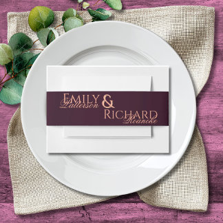 Bandeau De Faire-part Colorful Boho Minimalist Black & White Chic 