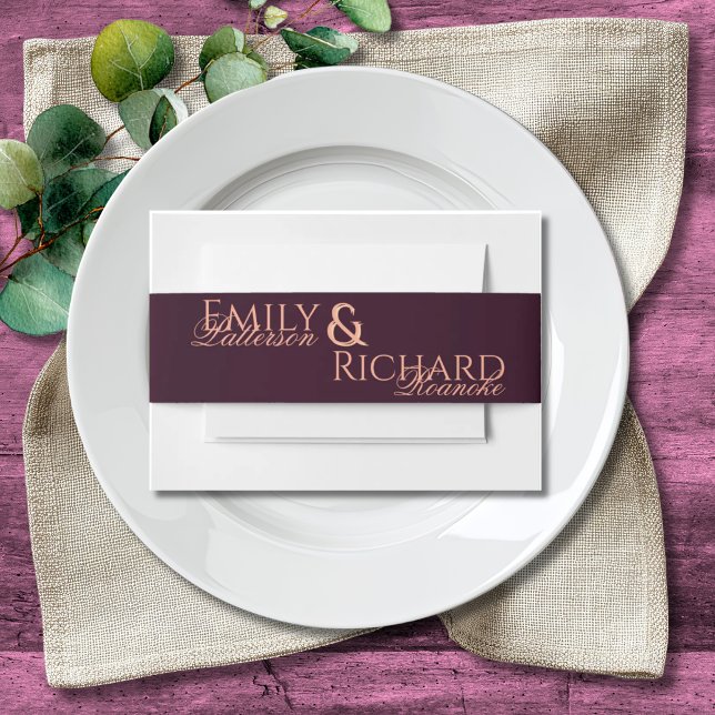 Bandeau De Faire-part Colorful Boho Minimalist Black & White Chic  (Créateur téléchargé)