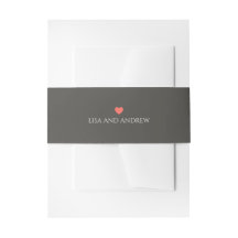 Coral Heart Mariage