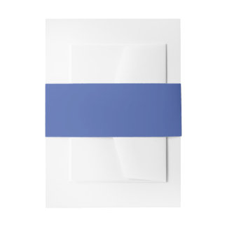 Bandeau De Faire-part Cornflower Blue Invitation Belly Band