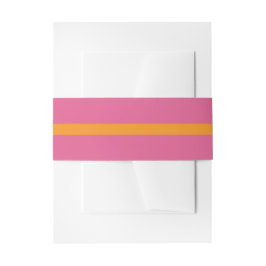 Bandeau De Faire-part Couleur chaude tropicale