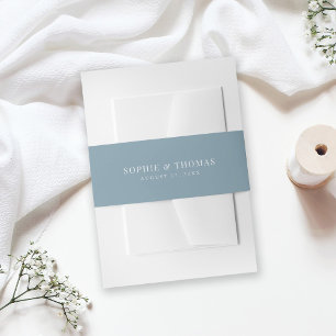 Bandeau De Faire-part Couleur modifiable Mariage classique moderne