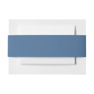 Bandeau De Faire-part Couleur uni bleu Queen