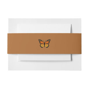 Bandeau De Faire-part Couleurs des papillons monarques