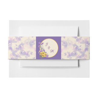 Bandeau De Faire-part Crème Spring Garden Collection
