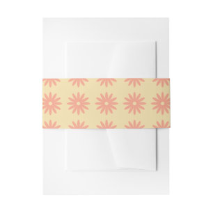 Bandeau De Faire-part Daisy Invitation Belly Band