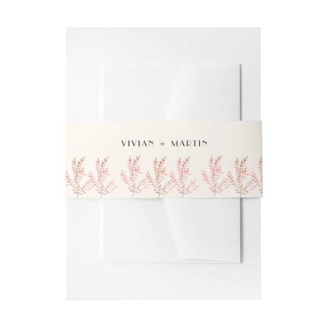 Bandeau De Faire-part Danse avec le murmure du vent (Devant example)