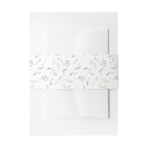 Bandeau De Faire-part Délicat Mariage d'aquarelle bleu clair