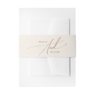 Bandeau De Faire-part Désert de Whimsical   Beige