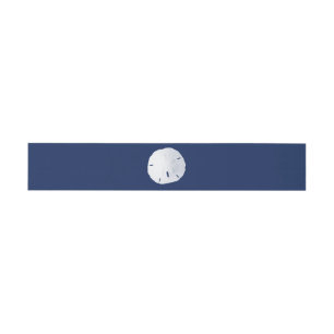 Bandeau De Faire-part Dollar de sable bleu marine